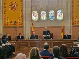 Jesús M. Barrientos durante su intervención